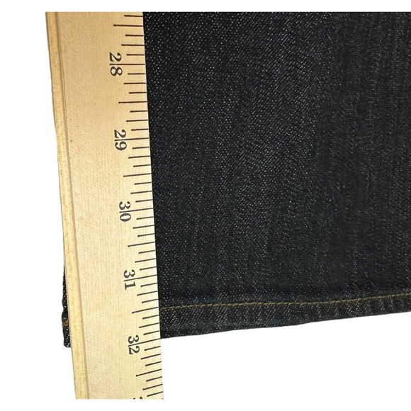 LEE Jeans Men 42X32 Straight Leg Mid-Rise Dark Blue‎ Denim Causal - Picture 8 of 9